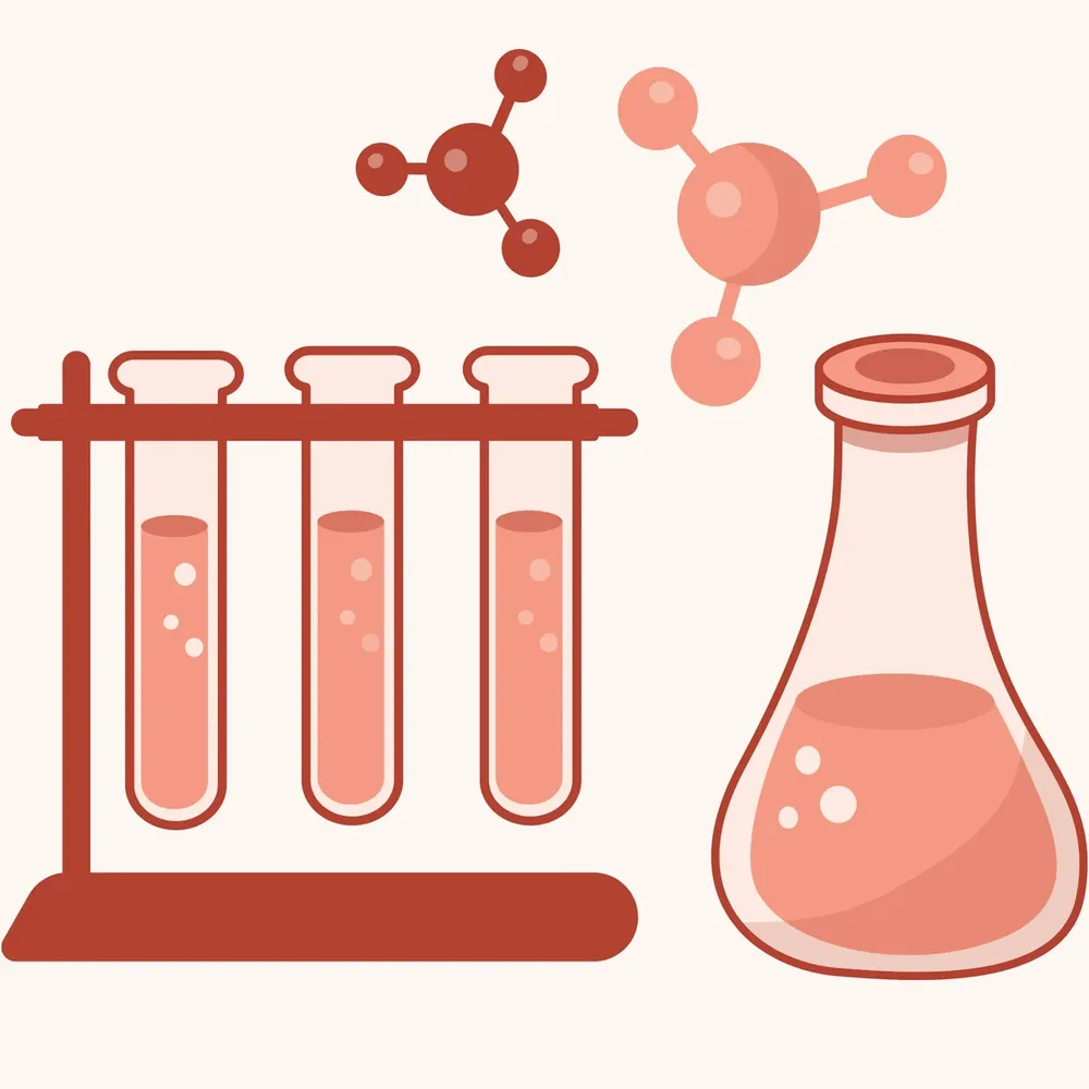 Illustratie van laboratoriumonderzoek